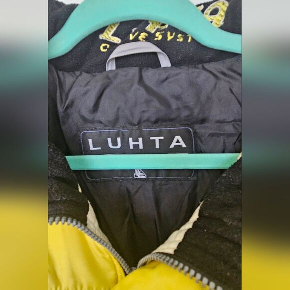 LUHTA Yellow and Black Men's Ski Jacket - Picture 2 of 12